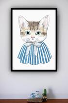 Quadro Decorativo Baby Cat - 70X50Cm
