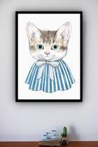 Quadro Decorativo Baby Cat - 70x50cm Quadro Decorativo Baby Cat - 70x50cm