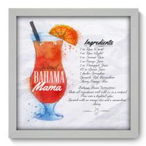 Quadro Decorativo - Bahama Mama - 33cm x 33cm - 083qdcb