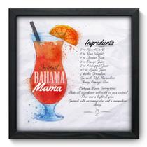 Quadro Decorativo - Bahama Mama - 33cm x 33cm - 083qdcp Quadro Decorativo - Bahama Mama - 33cm x 33cm - 083qdcp