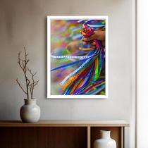 Quadro Decorativo Bahia Fitas Mão - 70x50cm