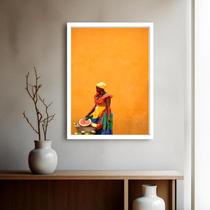 Quadro Decorativo Baiana Foto - 70x50cm Quadro Decorativo Baiana Foto - 70x50cm