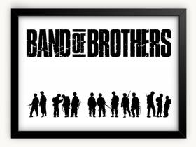 Quadro Decorativo Band Of Brothers Série 30x42cm A3