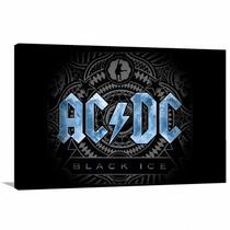 Quadro Decorativo Banda AC DC - Rock - Tela em Tecido