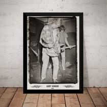 Quadro Decorativo Banda Nirvana Kurt Cobain