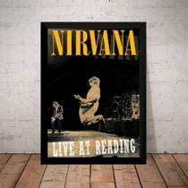 Quadro Decorativo Banda Nirvana Live At Reading