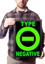 Quadro Decorativo Banda Type O Negative Arte Moldurada Quadro Decorativo Banda Type O Negative Arte Moldurada