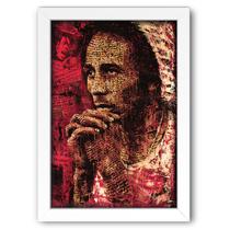 Quadro Decorativo Bandas Bob Marley Mdf 30X45Cm