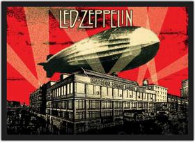 Quadro Decorativo Bandas Led Zeppelin Com Moldura Salas e Quartos G01 - Vital Quadros