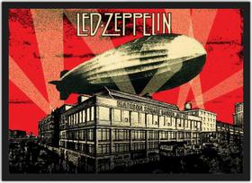 Quadro Decorativo Bandas Led Zeppelin Com Moldura Salas e Quartos G01