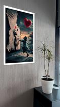 Quadro Decorativo Banksy Menina Balão - 70x50cm
