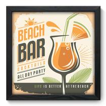 Quadro Decorativo - Bar - 33cm x 33cm - 368qdcp Quadro Decorativo - Bar - 33cm x 33cm - 368qdcp