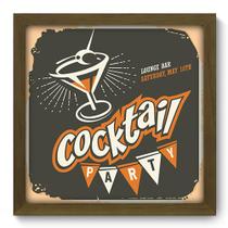 Quadro Decorativo - Bar - 33cm x 33cm - 369qdcm Quadro Decorativo - Bar - 33cm x 33cm - 369qdcm