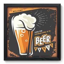 Quadro Decorativo - Bar - 33cm x 33cm - 371qdcp Quadro Decorativo - Bar - 33cm x 33cm - 371qdcp