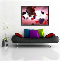 Quadro Decorativo Baralho Cartas Naipes Canastra Decoração Com Moldura
