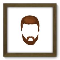 Quadro Decorativo - Barba - 22cm x 22cm - 382qddm