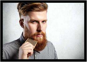 Quadro Decorativo Barbearia Barber Shop Cabeleireiro Com Moldura RC001 Quadro Decorativo Barbearia Barber Shop Cabeleireiro Com Moldura RC001