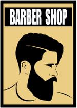 Quadro Decorativo Barbearia Barber Shop Cabeleireiro Com Moldura RC011 Quadro Decorativo Barbearia Barber Shop Cabeleireiro Com Moldura RC011