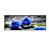 Quadro Decorativo Barcelona Flor Az 35X100 Cm Quadro Decorativo Barcelona Flor Az 35X100 Cm