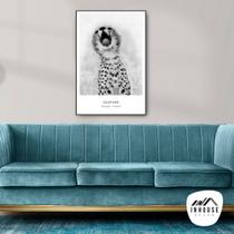 Quadro Decorativo Barcelona Guepardo Pb 60X90 Cm Quadro Decorativo Barcelona Guepardo Pb 60X90 Cm