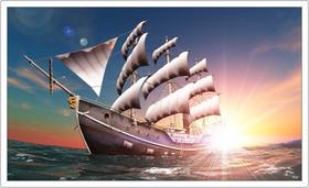 Quadro Decorativo Barco Paisagem Natureza Salas Quartos Decorações Moldura Branca Q02 Quadro Decorativo Barco Paisagem Natureza Salas Quartos Decorações Moldura Branca Q02