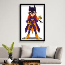 Quadro Decorativo Batgirl 50x70 cm Placa Decorativa em MDF para Decoração de interiores