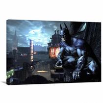 Quadro decorativo Batman Gotham City - Tela em Tecido Quadro decorativo Batman Gotham City - Tela em Tecido