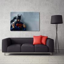 Quadro decorativo Batman Humor com Tela de Tecido