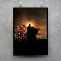 Quadro Decorativo Batman Morcegos DC Comics Arte Geek para Sala e Quarto Quadro Decorativo Batman Morcegos DC Comics Arte Geek para Sala e Quarto