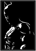 Quadro Decorativo Batman Séries Filmes Nerd Geek Decorações Com Moldura