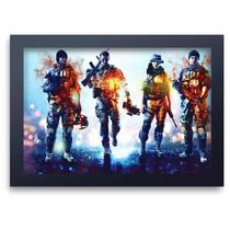 Quadro Decorativo Battlefield 03 Mdf 30X45Cm