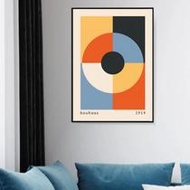 Quadro Decorativo Bauhaus Círculos - 70x50cm Quadro Decorativo Bauhaus Círculos - 70x50cm