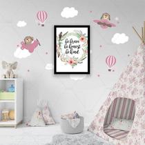 Quadro Decorativo Be Brave, Be Honest, Be Kind 45x34cm