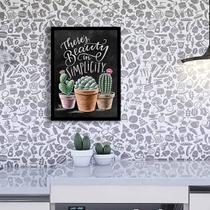 Quadro Decorativo Beauty In Simplicity - Cactos 34x23cm Quadro Decorativo Beauty In Simplicity - Cactos 34x23cm