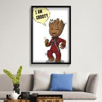 Quadro Decorativo Bebe Groot 50x70 cm Placa Decorativa em MDF para Decoração de interiores