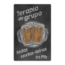 Quadro Decorativo Bebida Cerveja - Terapia De Grupo