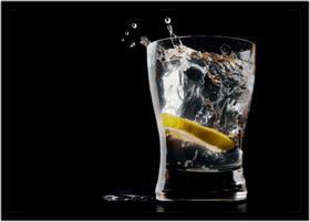 Quadro Decorativo Bebidas Drink Coquetel Taça Pub Bares Lanchonetes Com Moldura RC050