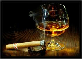 Quadro Decorativo Bebidas Drink Coquetel Whisky Pub Bares Lanchonetes Com Moldura RC019