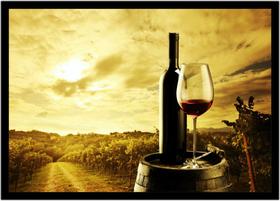 Quadro Decorativo Bebidas Vinho Adega Uvas Pub Bares Lanchonetes Com Moldura RC017 Quadro Decorativo Bebidas Vinho Adega Uvas Pub Bares Lanchonetes Com Moldura RC017