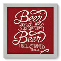 Quadro Decorativo - Beer - 22cm x 22cm - 008qdrb