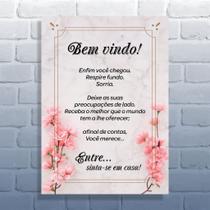 Quadro Decorativo Bem Vindo 02 Quadro Decorativo Bem Vindo 02