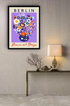 Quadro Decorativo Berlin Flower Market - 70X50Cm