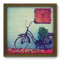 Quadro Decorativo - Bicicleta - 33cm x 33cm - 109qdvm