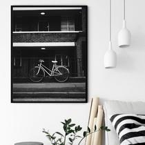 Quadro Decorativo Bicicleta Retro Calçada - 70x50cm Quadro Decorativo Bicicleta Retro Calçada - 70x50cm