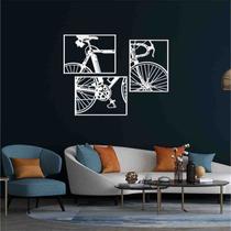 Quadro Decorativo Bicicleta Vazado MDF 3mm