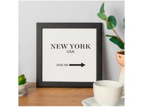 Quadro Decorativo Big Cities New York 24x24cm