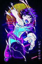 Quadro Decorativo Bnha Midorya 30x20 Mdf Madeira Adesivado Quadro Decorativo Bnha Midorya 30x20 Mdf Madeira Adesivado