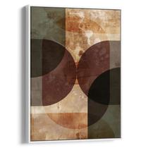 Quadro decorativo Boho Geometria Atemporal em Tons Terrosos - Art Canvas