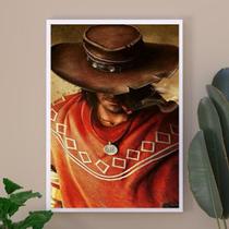 Quadro Decorativo Boiadeiro Umbanda 45x34cm