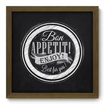 Quadro Decorativo - Bon Appetit - 33cm x 33cm - 311qdcm Quadro Decorativo - Bon Appetit - 33cm x 33cm - 311qdcm